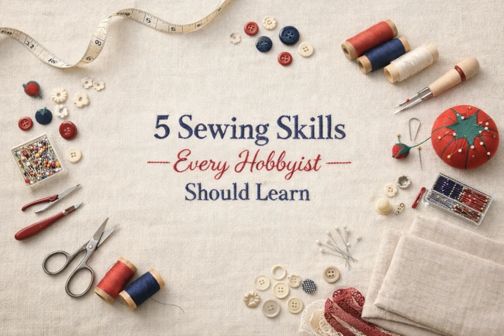 5 sewing skill artwork