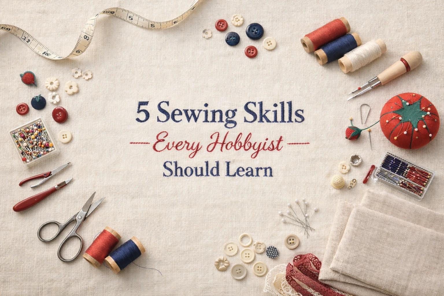 5 Sewing Skills Every Hobbyist Should Learn (and How to Practice Them ...