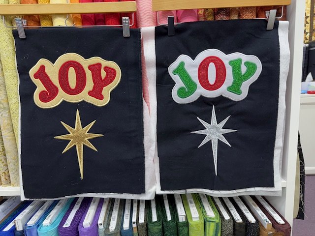 Image of christmas sewing crafts.