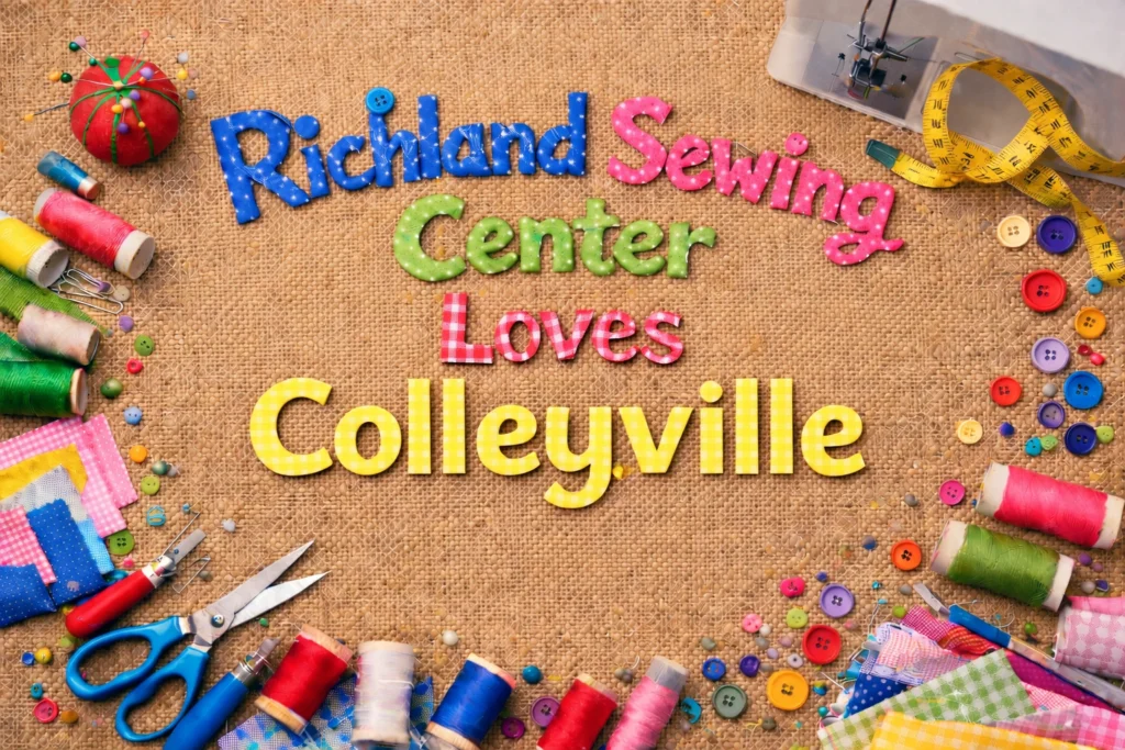 Richland Sewing Center Loves Colleyville artwork
