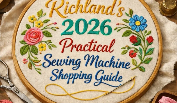 Embroidery sewing machine shopping guide