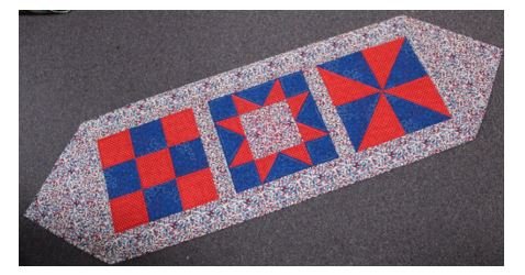 Image of a table runner sewing project.