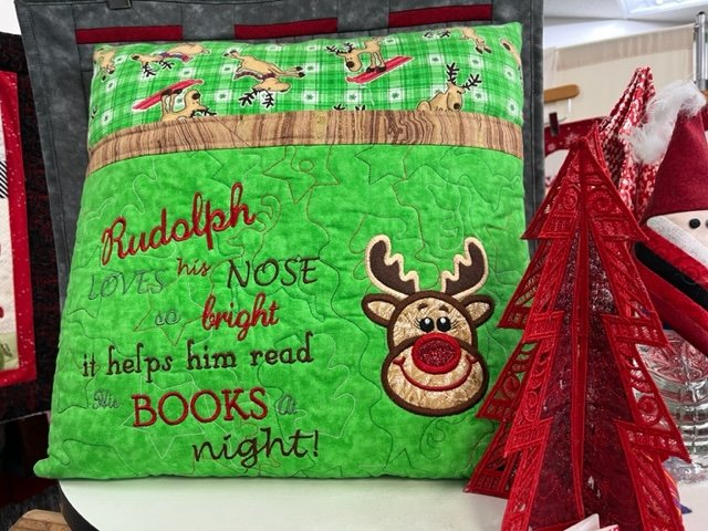 Image of a Christmas sewing project.